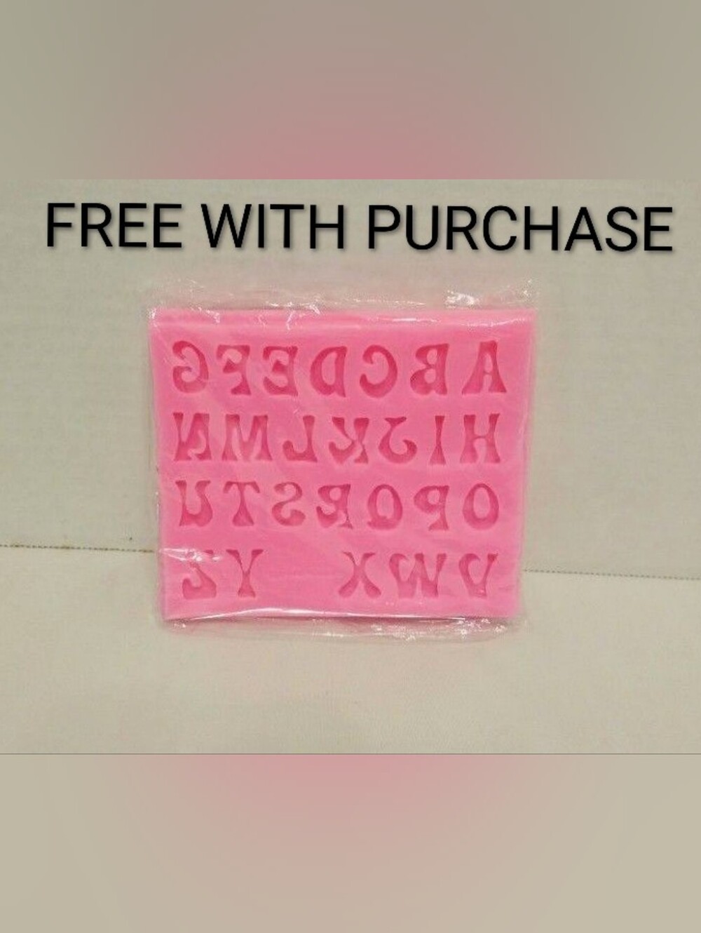 3-Pcs. Letter & Number Silicone Mold